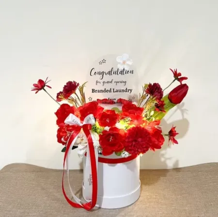 Bloom Box Akrilik Ucapan Grand Opening Bekasi